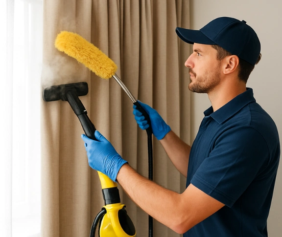 Emergency same-day curtain stain removal carina Matty Curtain Cleaning