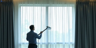Commercial curtain stain removal service carina hotels offices restaurants