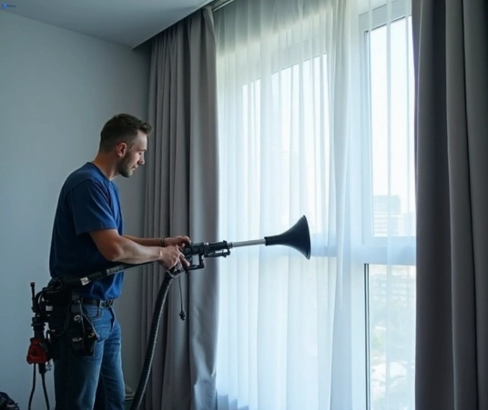 Professional curtain stain removal process equipment Matty Curtain Cleaning carina
